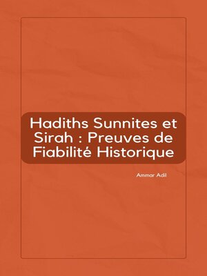 cover image of Hadiths Sunnites et Sirah